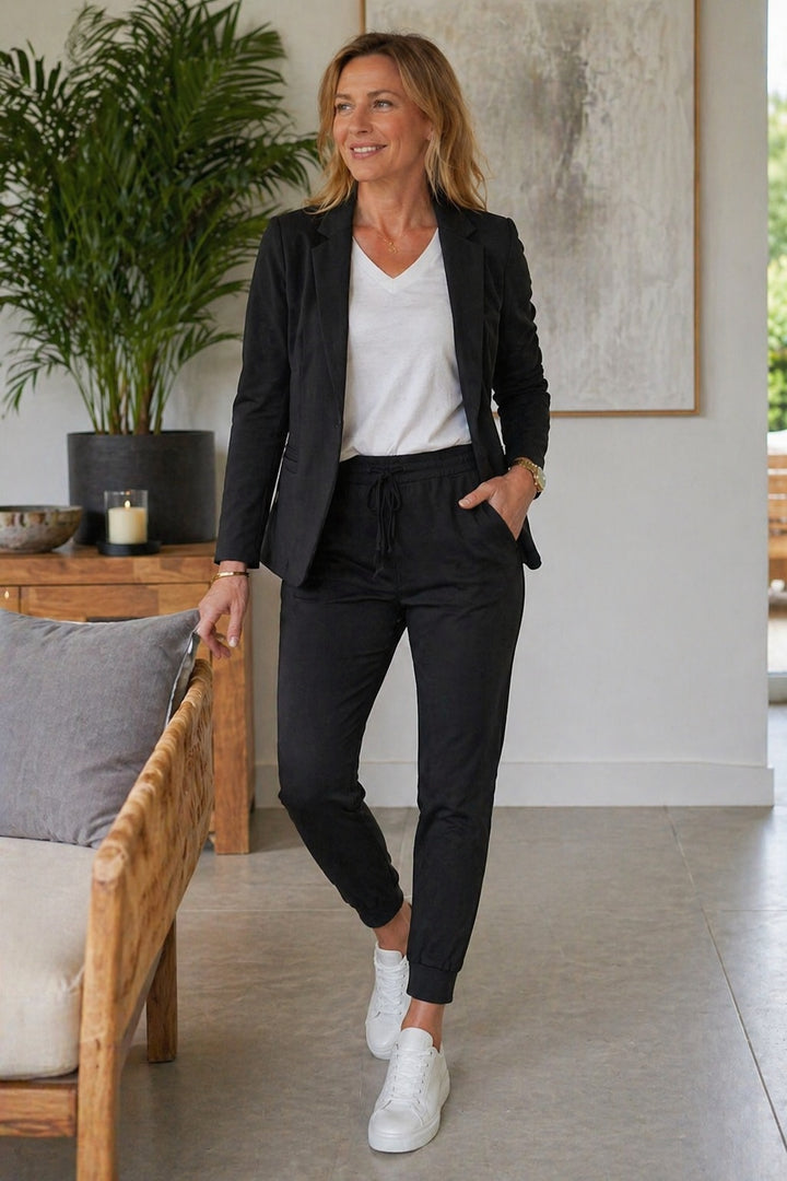 Annemiek | Dames Broekpak met Blazer en Joggingbroek Casual Chic