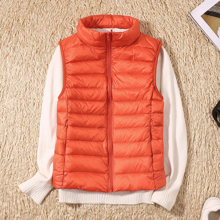 Anouk | Gewatteerde Bodywarmer Dames Mouwloos Staande Kraag