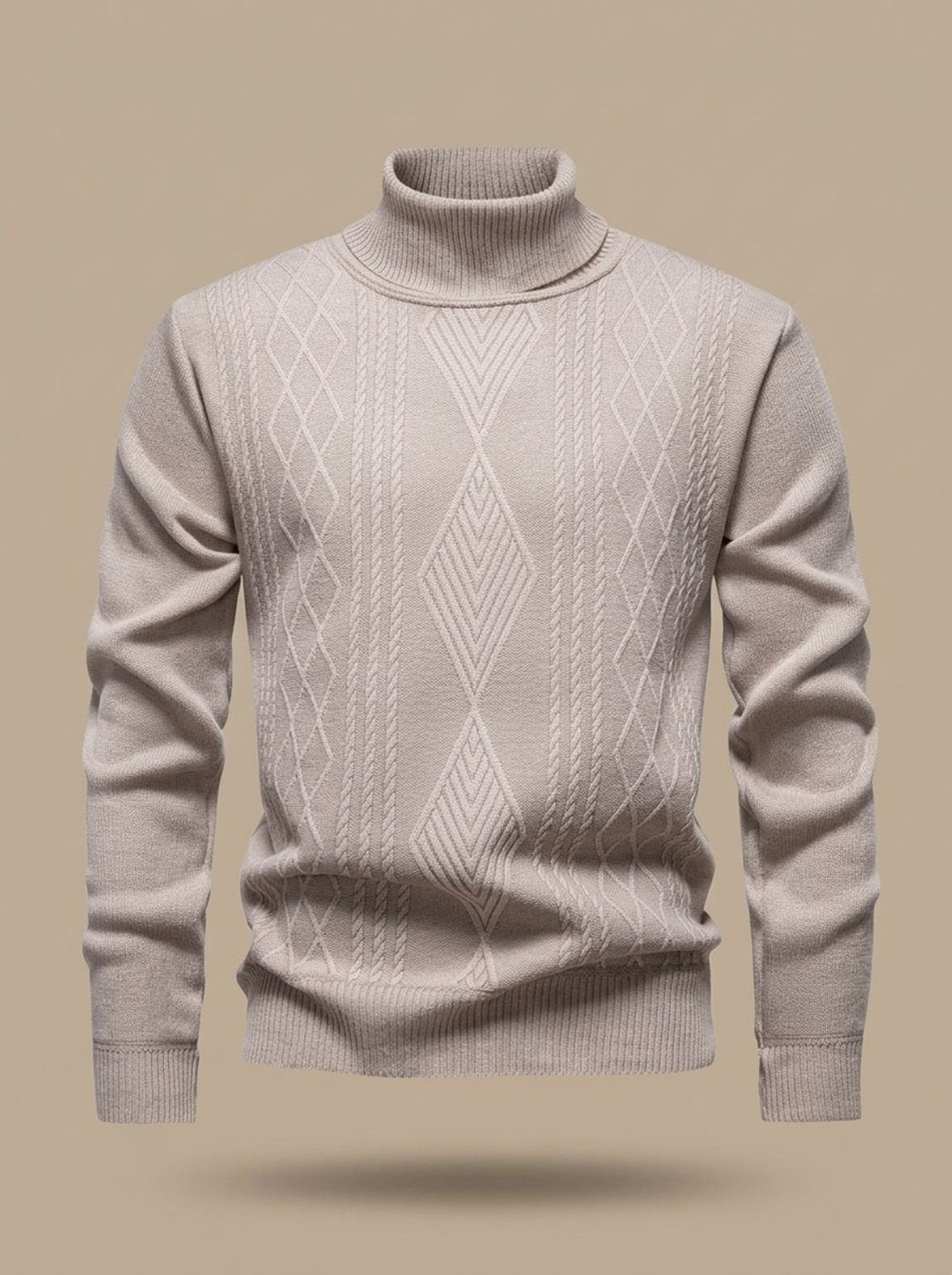 Atticus | Men's Cable Knit Turtleneck Sweater