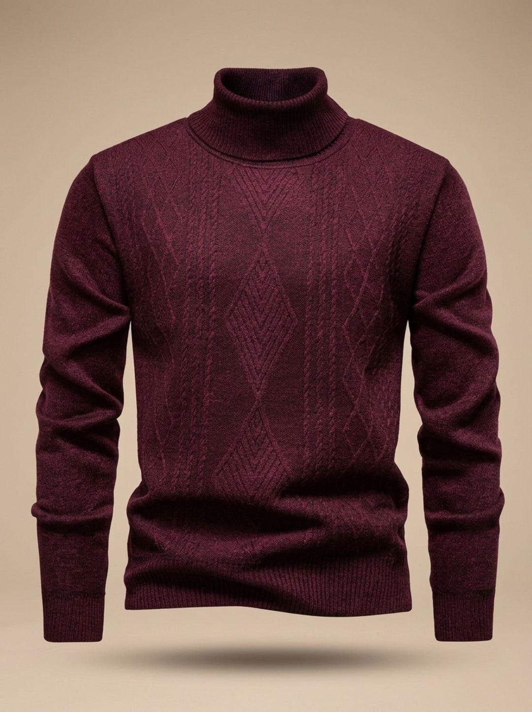 Atticus | Men's Cable Knit Turtleneck Sweater