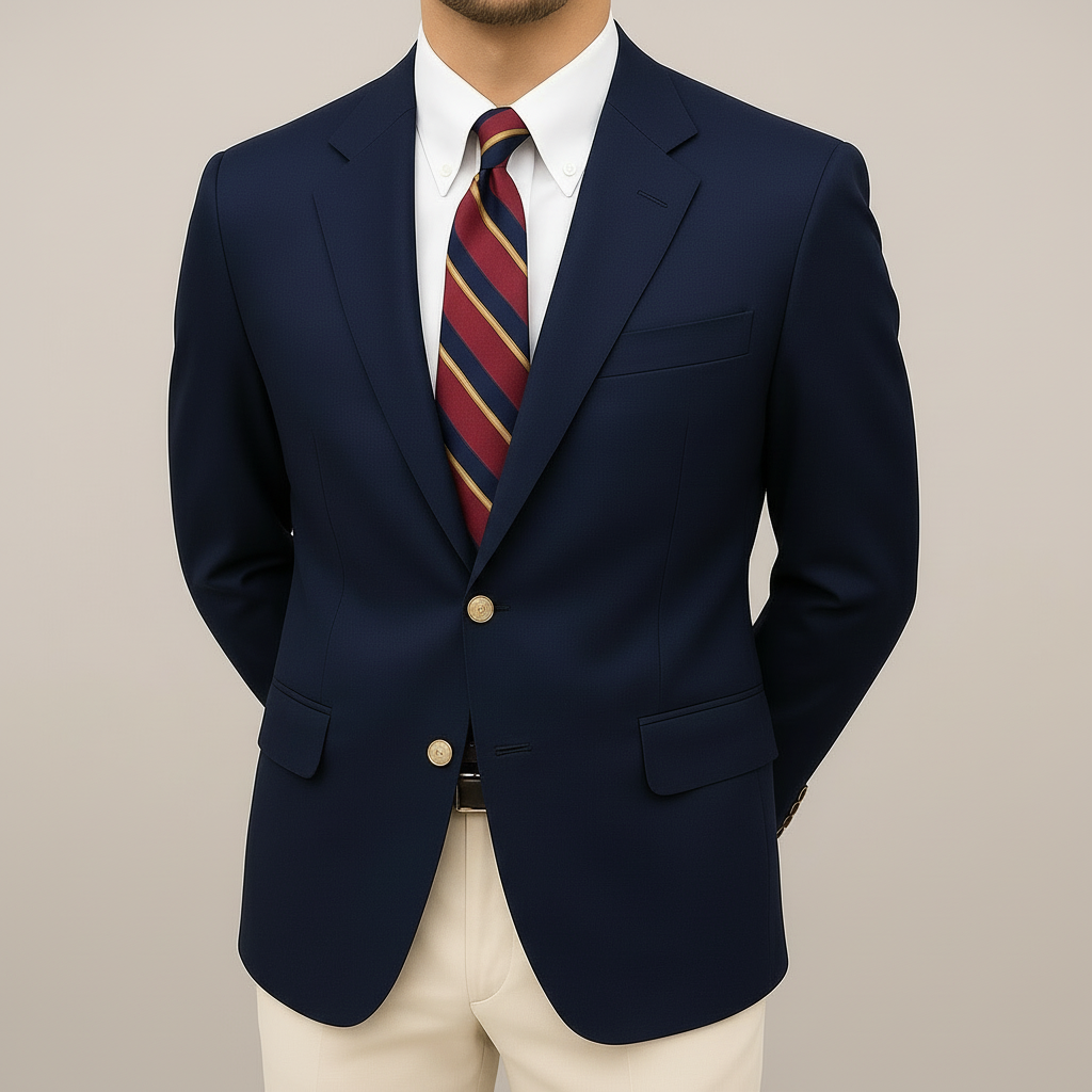 Atticus | Men's Classic Two-Button Blazer Jacket with Flap Pockets