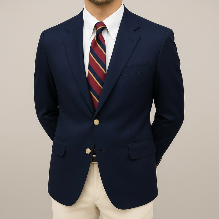 Atticus | Men's Classic Two-Button Blazer Jacket with Flap Pockets
