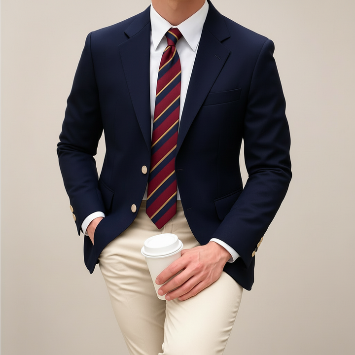 Atticus | Men's Classic Two-Button Blazer Jacket with Flap Pockets