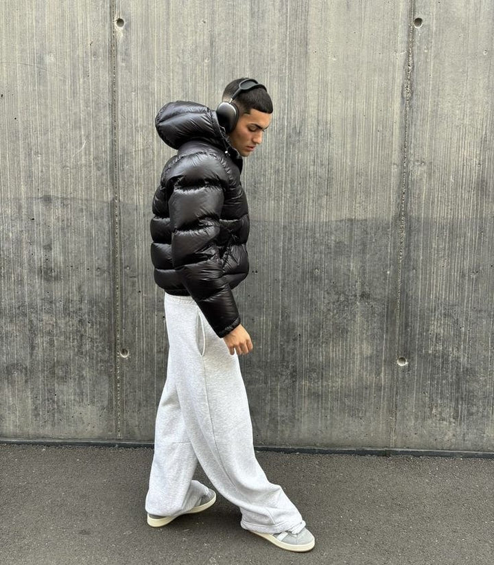 Atticus | Men's Winter Puffer Jacket Sherpa Lined with Hood