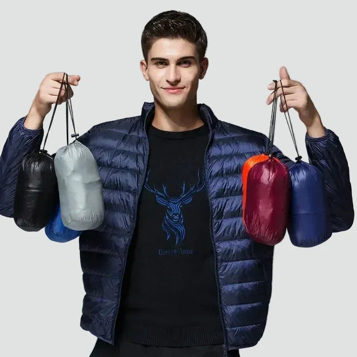 Barnaby | Men's Lightweight Puffer Jacket with Storage Bag
