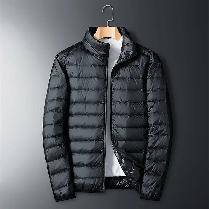 Barnaby | Men's Lightweight Puffer Jacket with Storage Bag