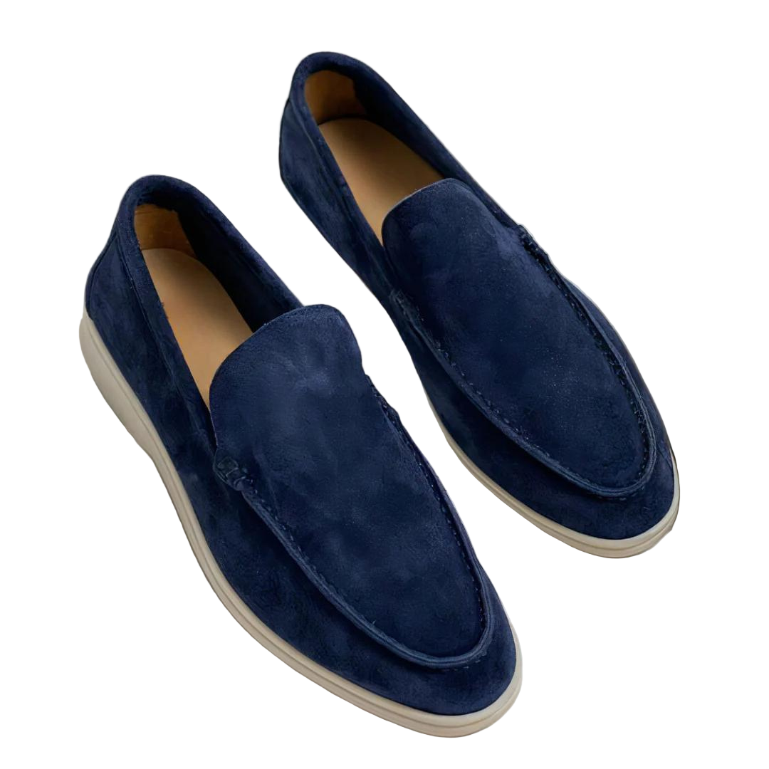 Bram | Penny Loafers Heren Suède Lichtgewicht Zool