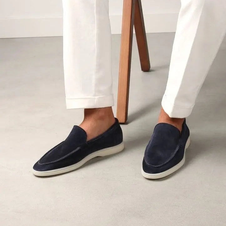Bram | Penny Loafers Heren Suède Lichtgewicht Zool