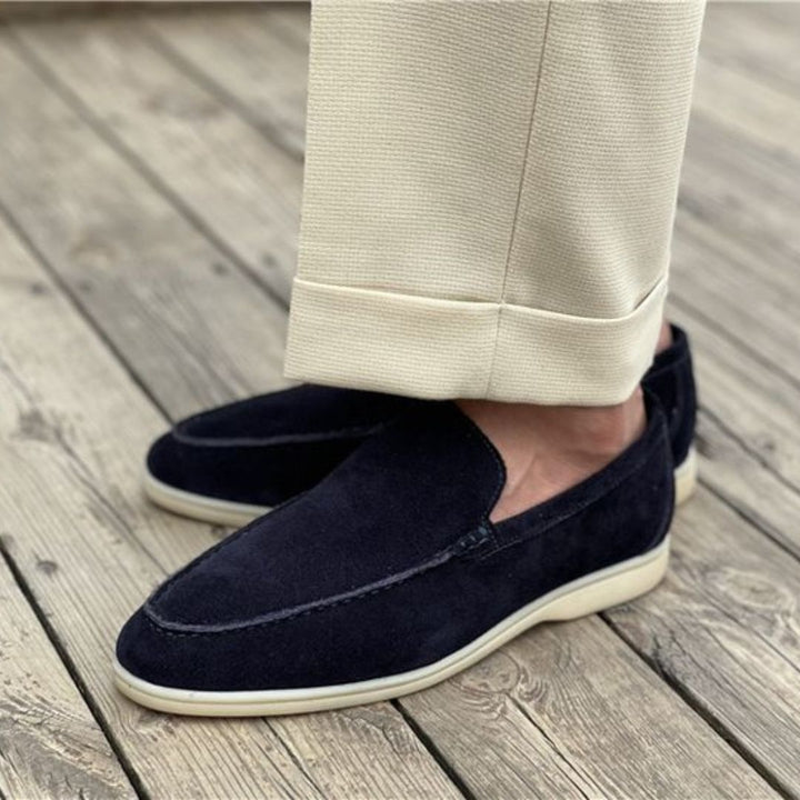 Bram | Penny Loafers Heren Suède Lichtgewicht Zool
