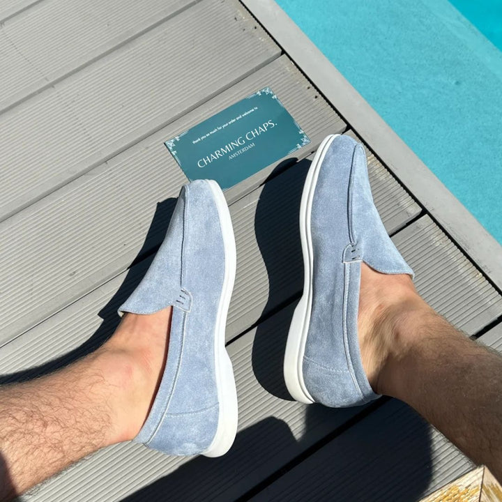 Bram | Penny Loafers Heren Suède Lichtgewicht Zool