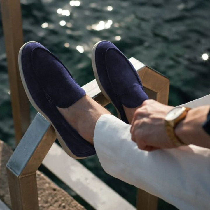 Bram | Penny Loafers Heren Suède Lichtgewicht Zool