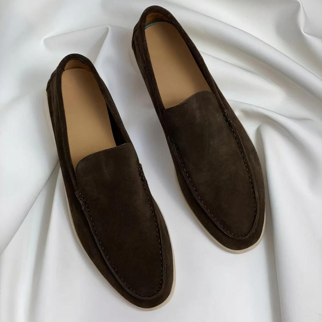 Bram | Penny Loafers Heren Suède Lichtgewicht Zool