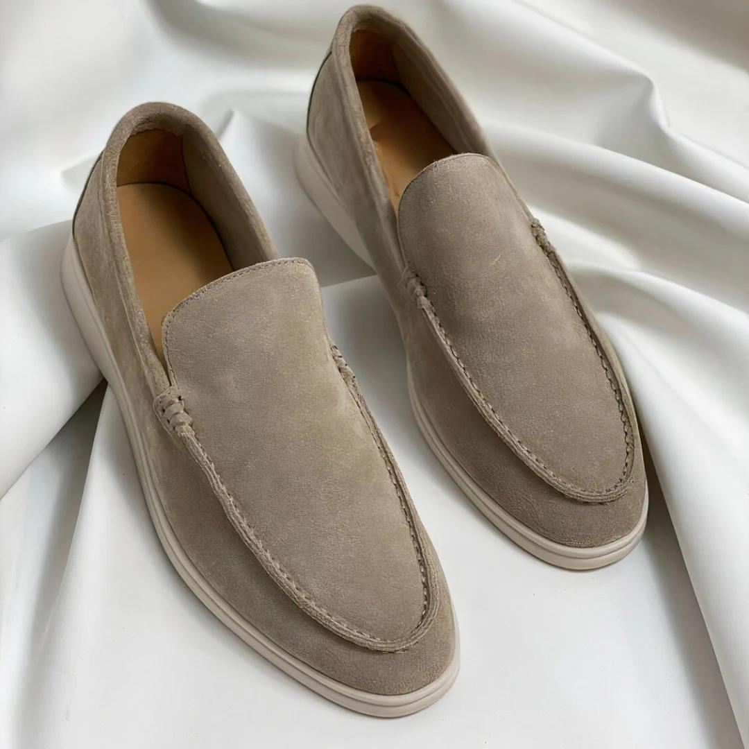 Bram | Penny Loafers Heren Suède Lichtgewicht Zool