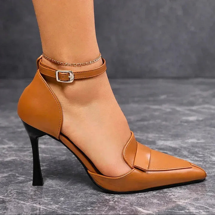Bram | Pumps Dames Stiletto Puntneus Enkelbandjes