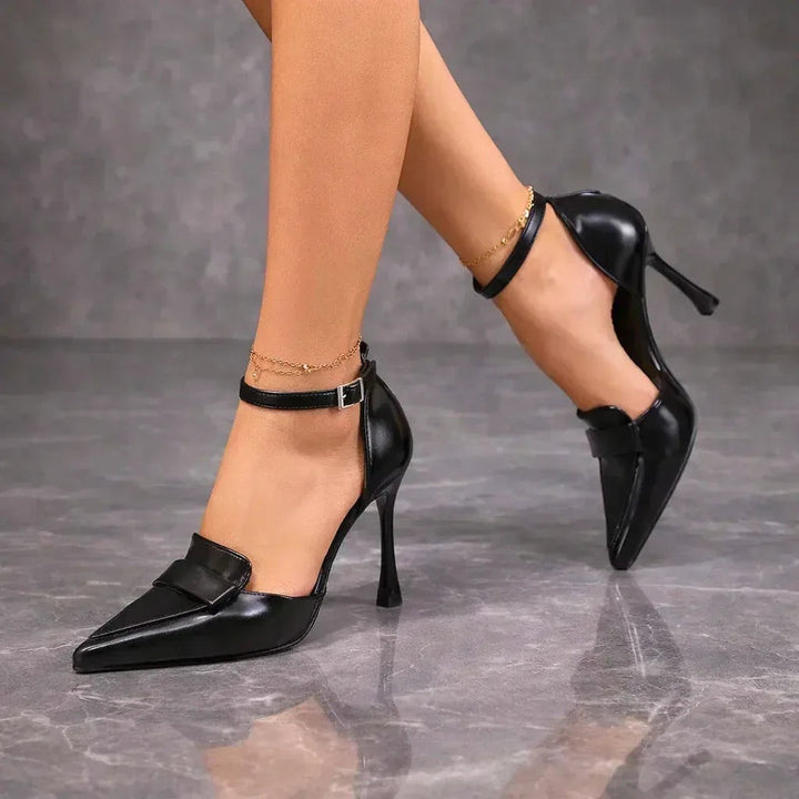 Bram | Pumps Dames Stiletto Puntneus Enkelbandjes