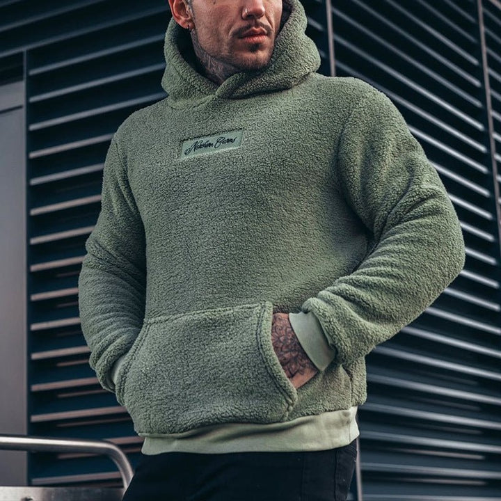 Caspian | Men's Sherpa Fleece Sweater Pullover Hoodie