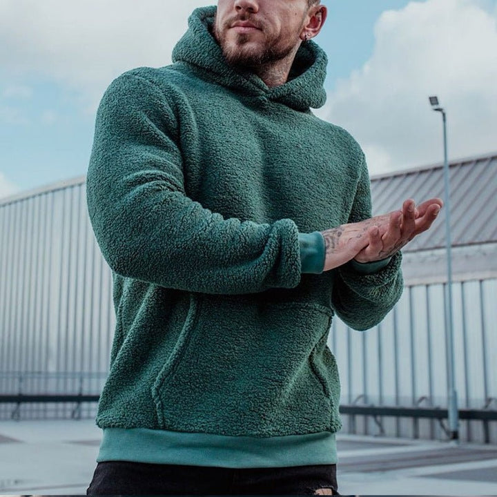 Caspian | Men's Sherpa Fleece Sweater Pullover Hoodie