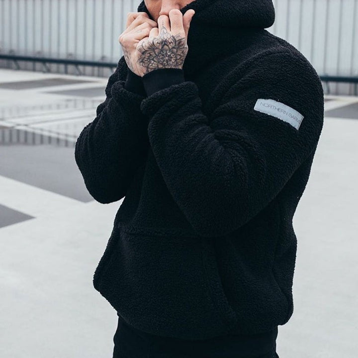 Caspian | Men's Sherpa Fleece Sweater Pullover Hoodie