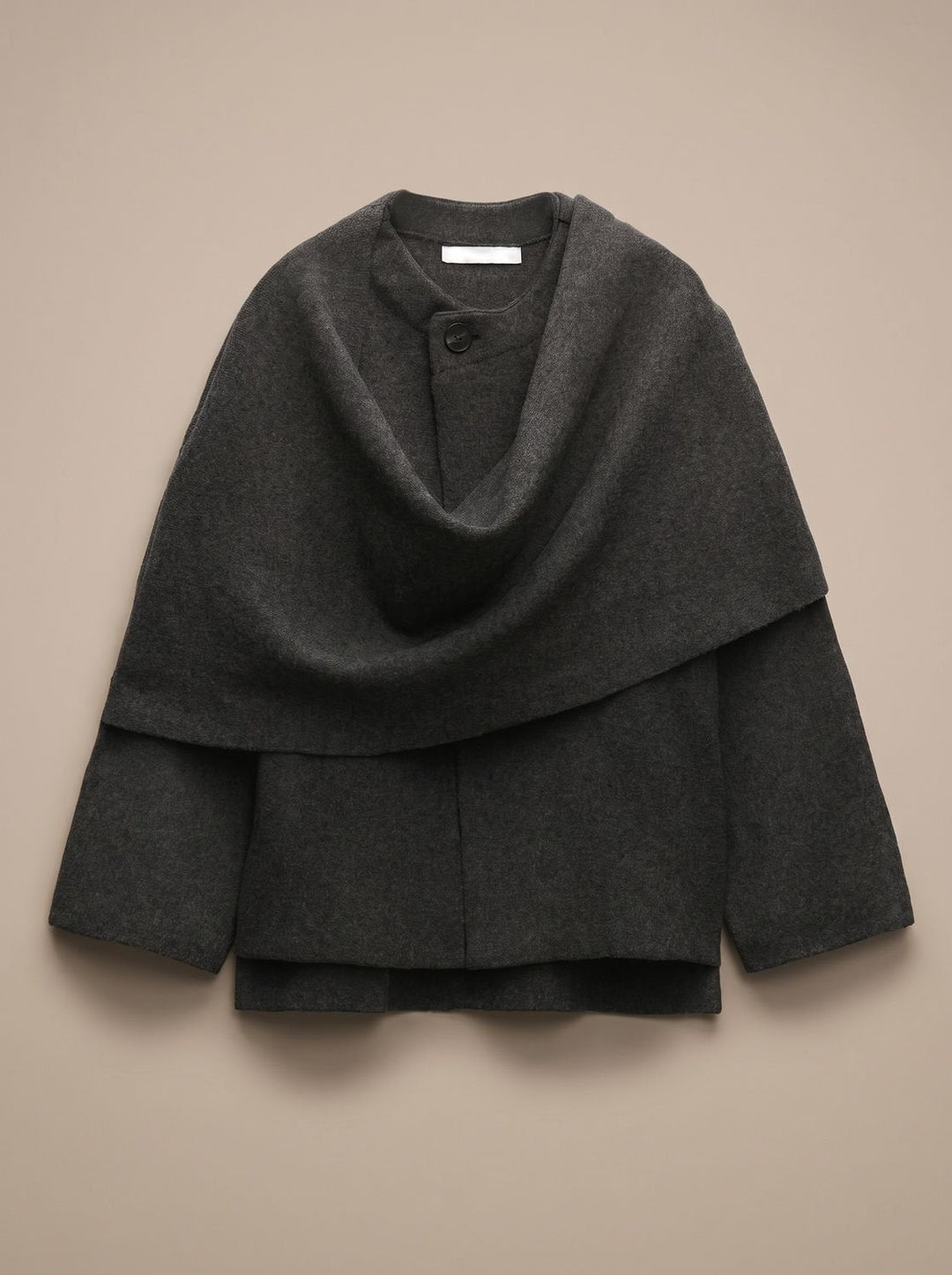 Celestine | Women's Short Wool Winter Coat with Scarf