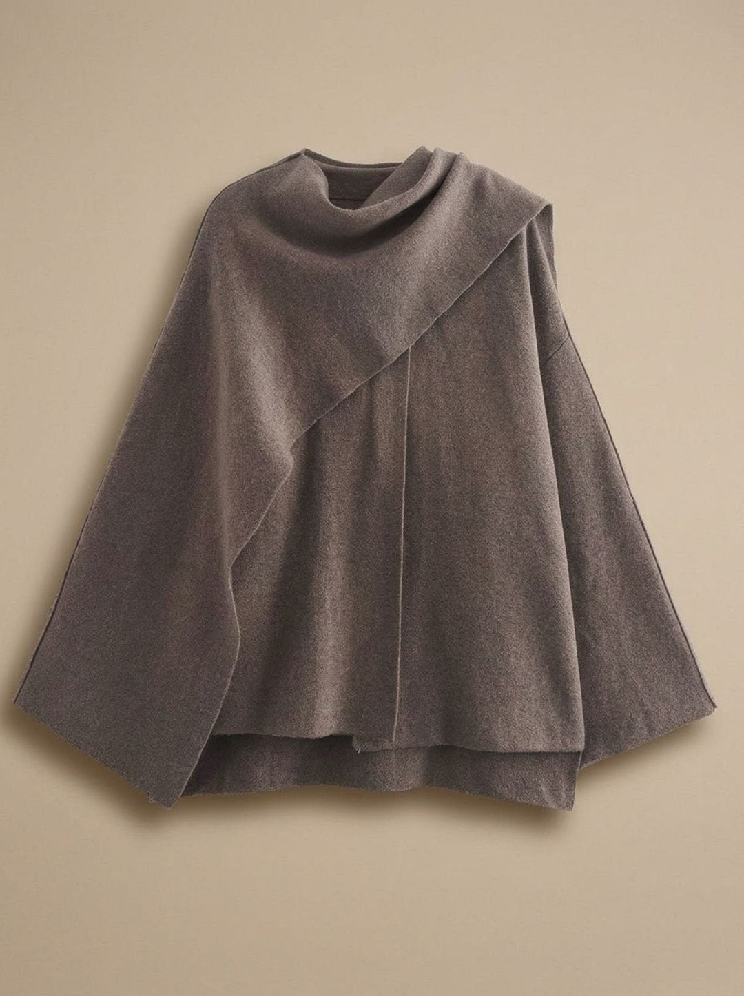 Celestine | Women's Short Wool Winter Coat with Scarf