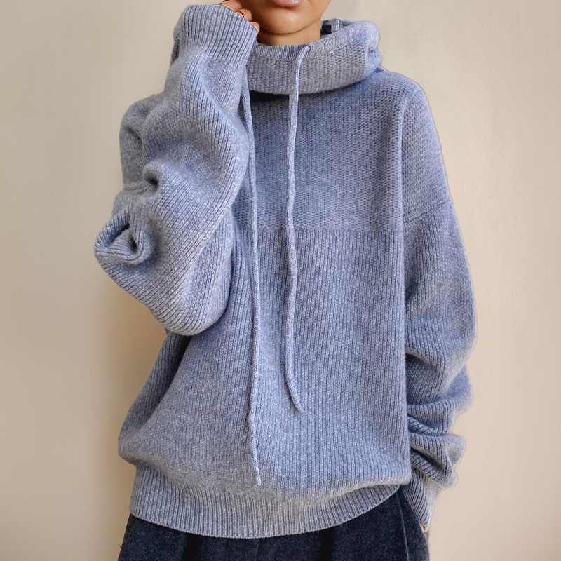 Cordelia | Women's Oversized Hooded Knit Fall Sweater