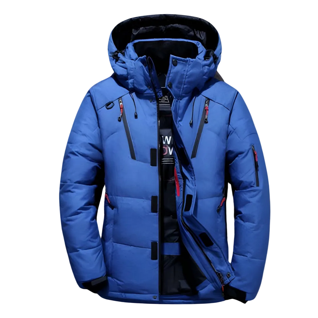 Daan | Gewatteerde Jas Heren met Capuchon Winterjas
