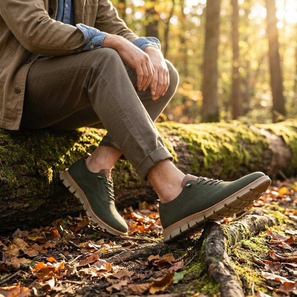 Dashiell | Men's Mesh Knit Casual Sneakers Lace-Up