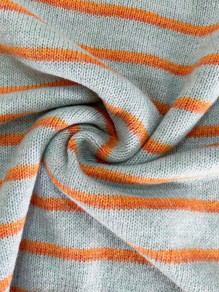 Delphine | Women's Cute Striped Knit Cardigan with Buttons