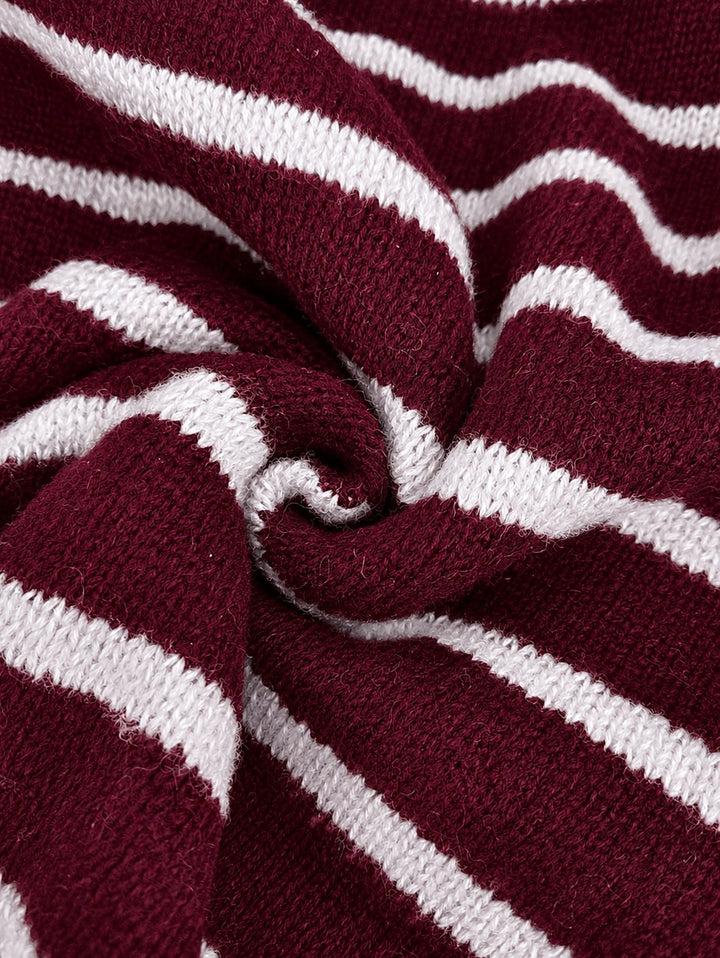 Delphine | Women's Cute Striped Knit Cardigan with Buttons
