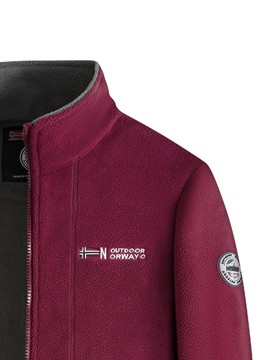 Dennis | Fleece Jas Heren Outdoor Rits Staande Kraag