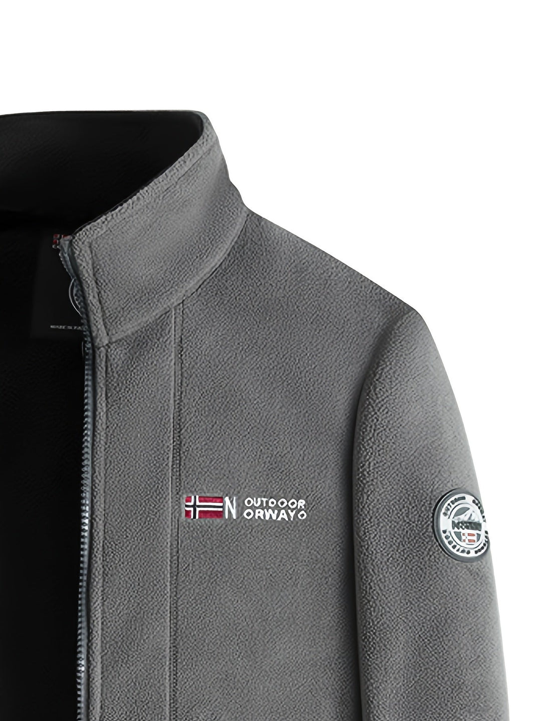 Dennis | Fleece Jas Heren Outdoor Rits Staande Kraag