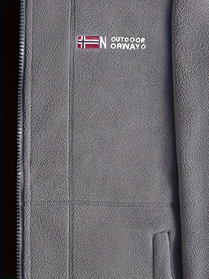 Dennis | Fleece Jas Heren Outdoor Rits Staande Kraag