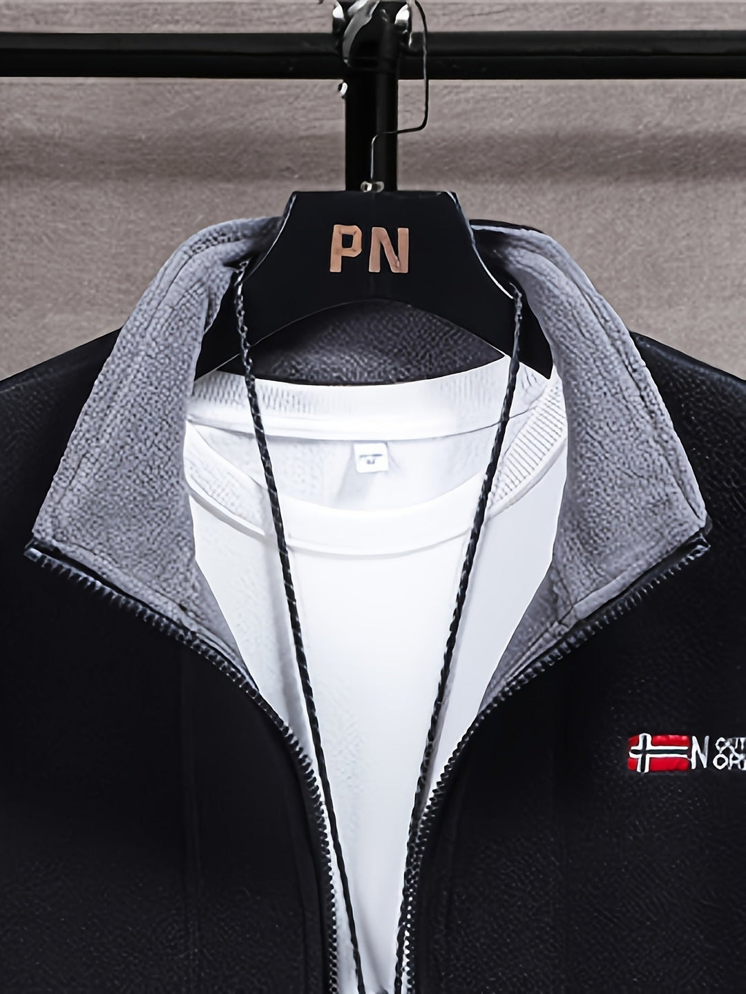 Dennis | Fleece Jas Heren Outdoor Rits Staande Kraag