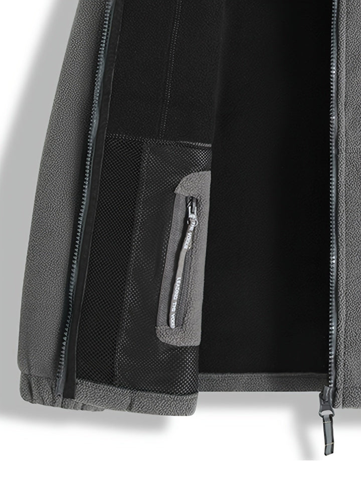 Dennis | Fleece Jas Heren Outdoor Rits Staande Kraag