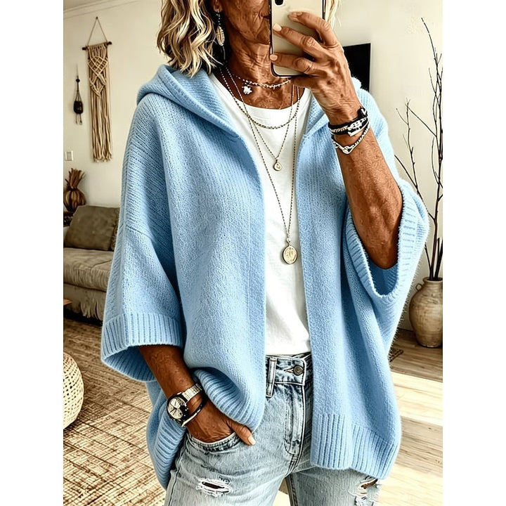 Dorothea | Women's Oversized Hooded Cardigan Sweater Knit