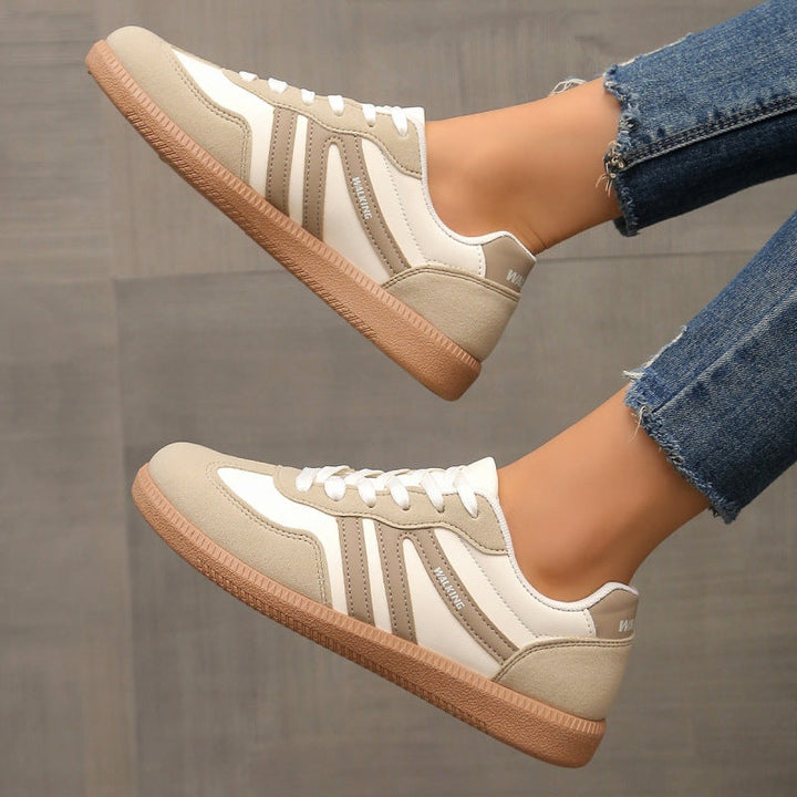 Esmee | Sneakers Dames Veters Retro Strepen