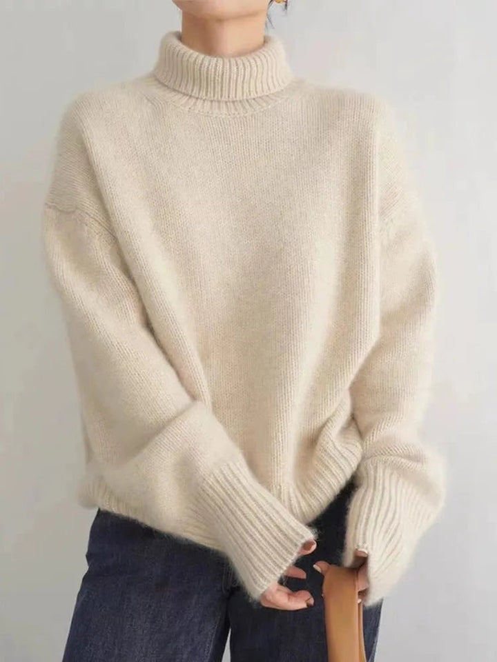 Femke | Kasjmier Trui Dames Coltrui Oversized