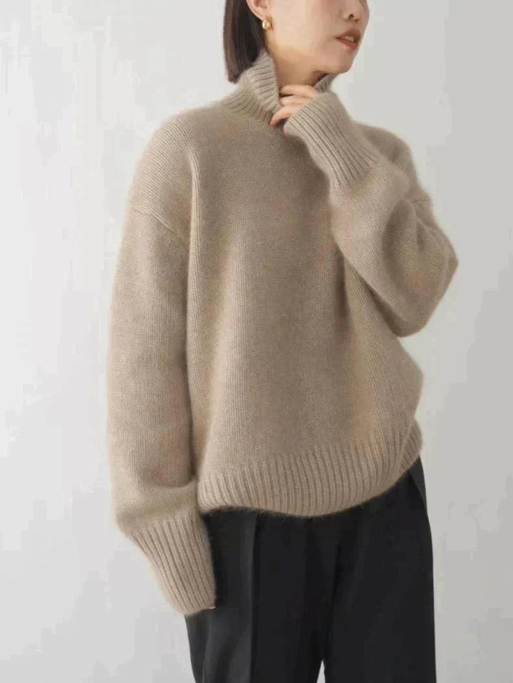 Femke | Kasjmier Trui Dames Coltrui Oversized