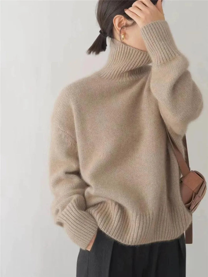 Femke | Kasjmier Trui Dames Coltrui Oversized