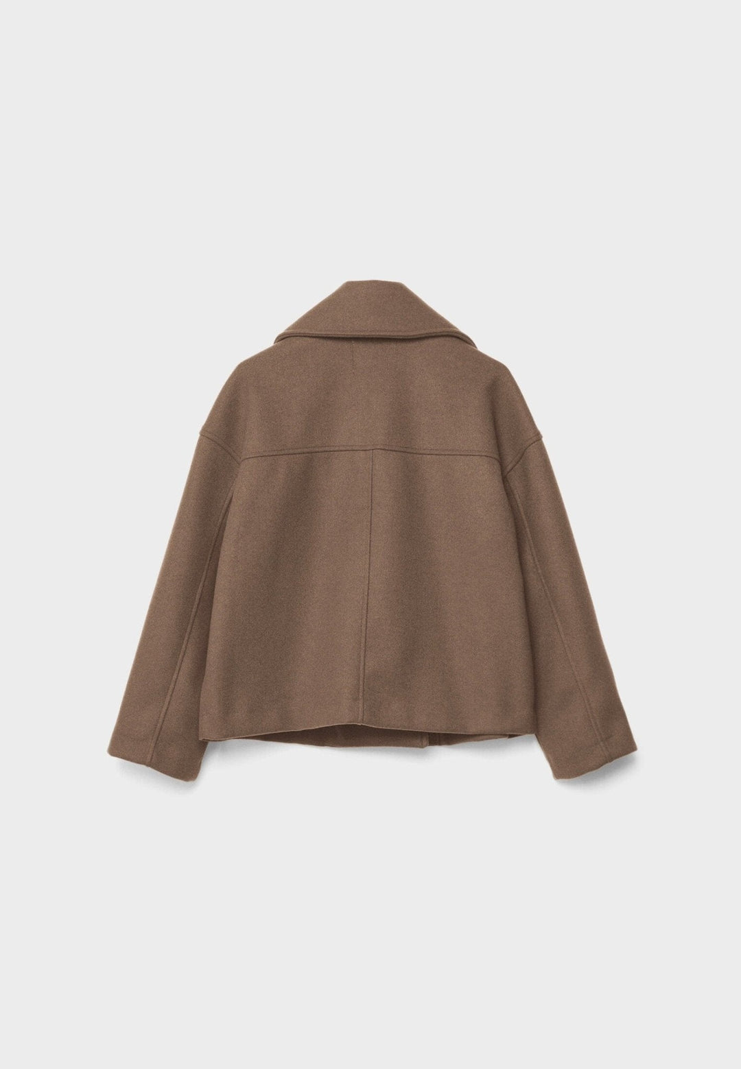 Florence | Women's Cropped Wool-Look Peacoat Double-Breasted