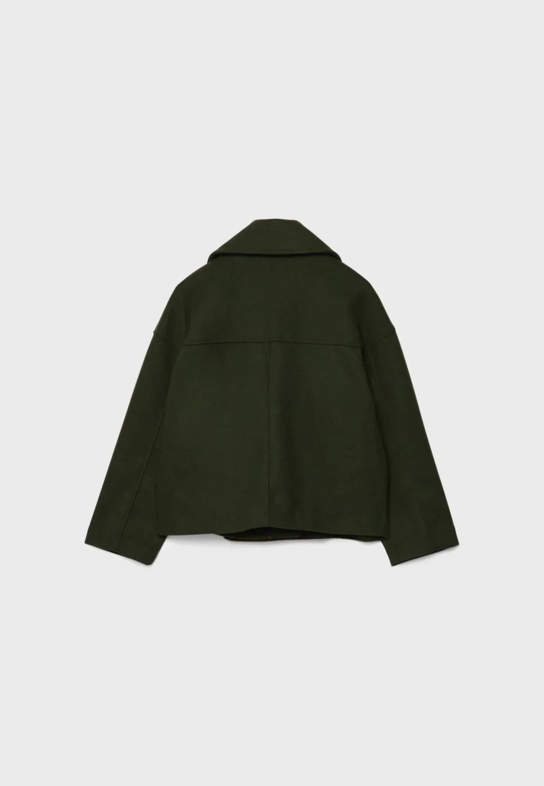 Florence | Women's Cropped Wool-Look Peacoat Double-Breasted