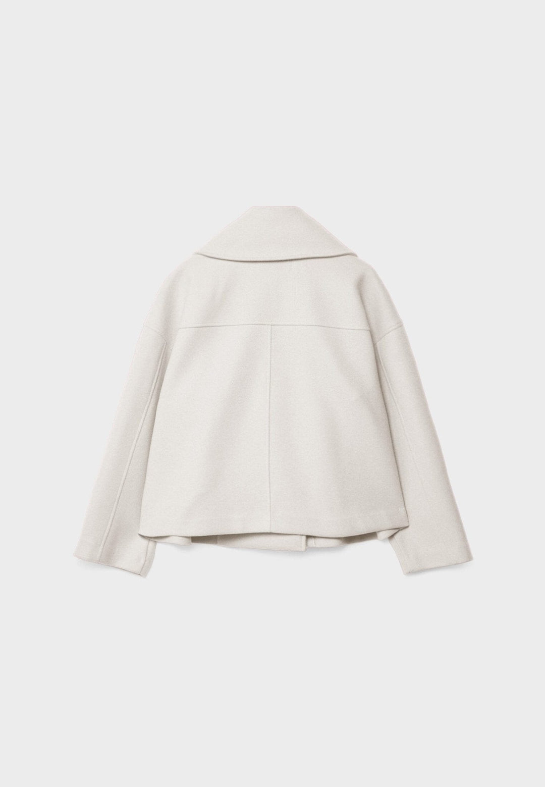 Florence | Women's Cropped Wool-Look Peacoat Double-Breasted