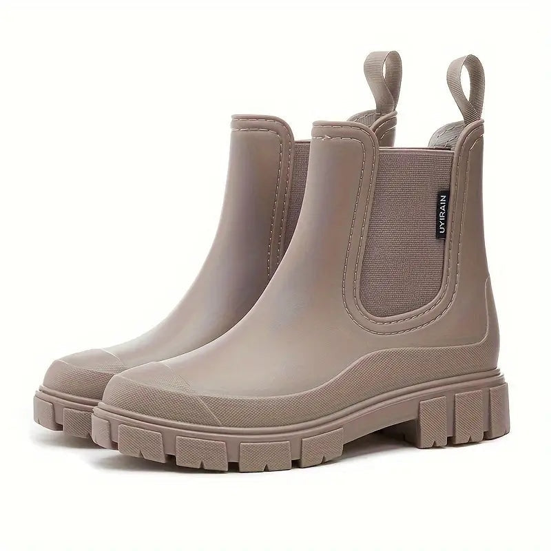 Genevieve | Women's Waterproof Chelsea Ankle Boots Chunky Sole