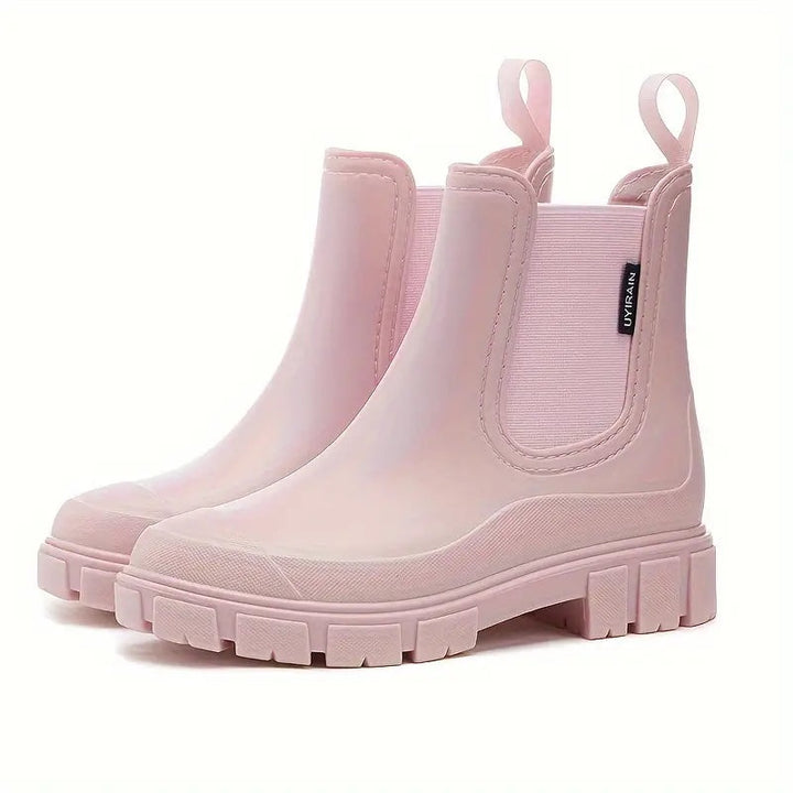 Genevieve | Women's Waterproof Chelsea Ankle Boots Chunky Sole