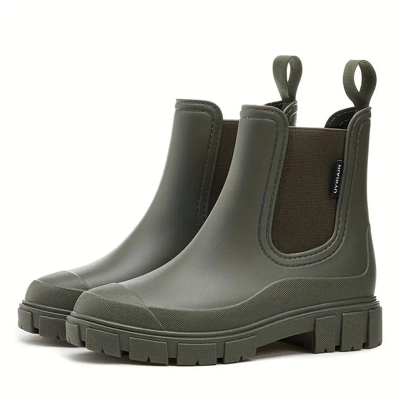 Genevieve | Women's Waterproof Chelsea Ankle Boots Chunky Sole