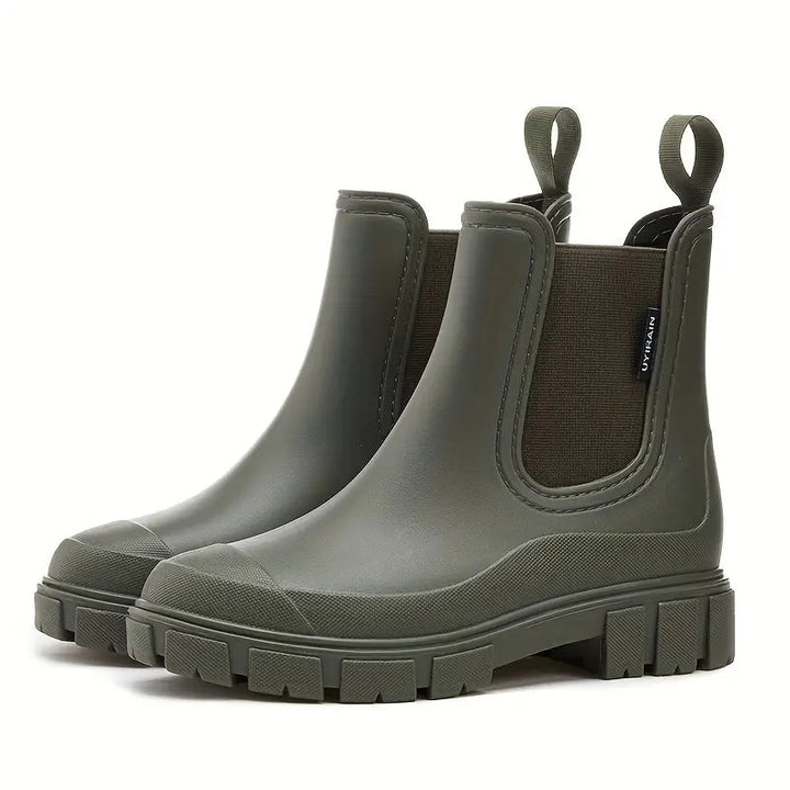 Genevieve | Women's Waterproof Chelsea Ankle Boots Chunky Sole