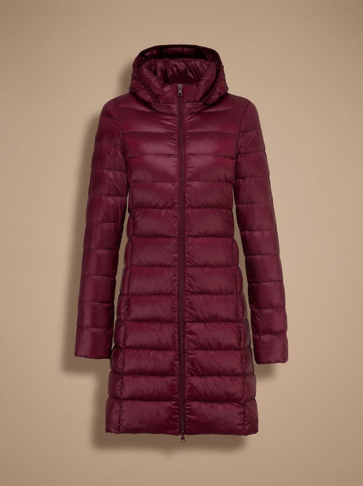 Gwendolyn | Women's Long Puffer Coat Down Jacket with Hood