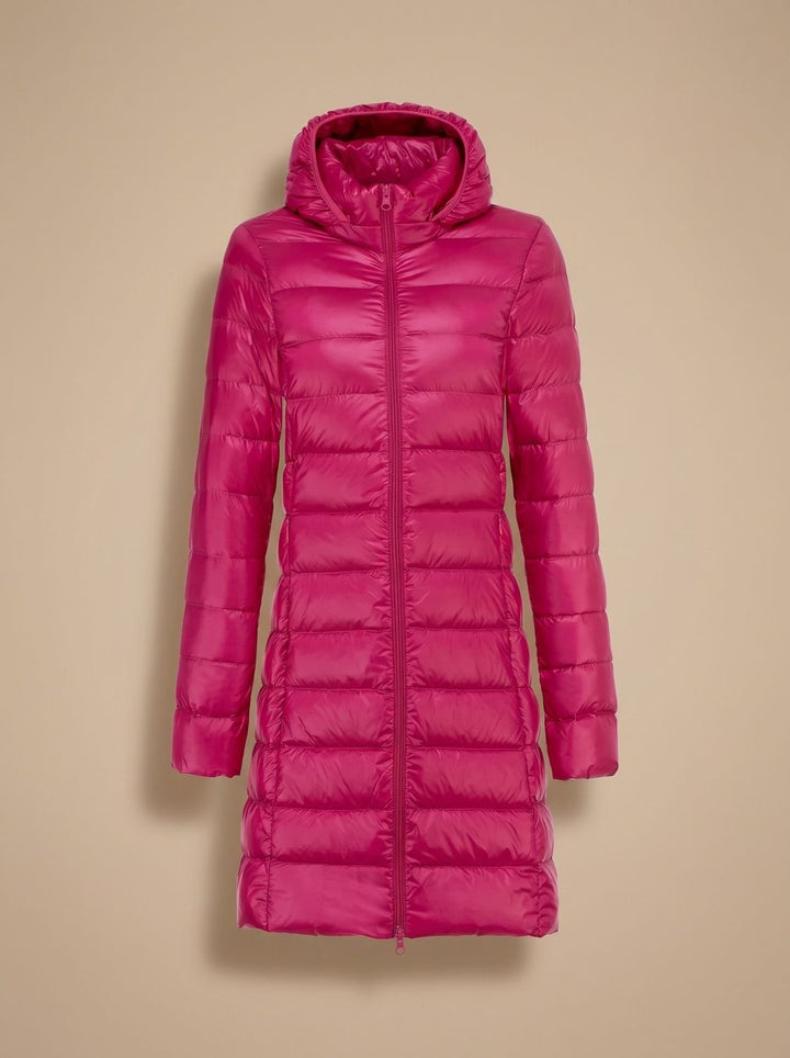Gwendolyn | Women's Long Puffer Coat Down Jacket with Hood