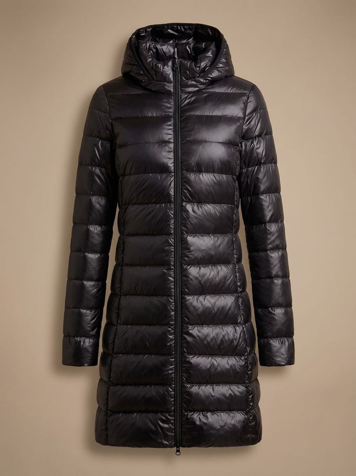 Gwendolyn | Women's Long Puffer Coat Down Jacket with Hood