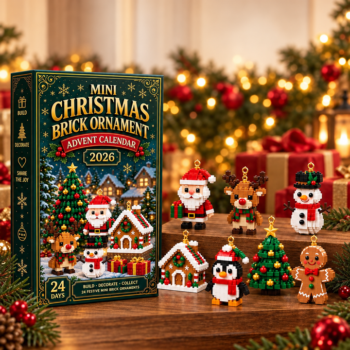 Christmas Brick Ornament Advent Calendar 24 Days